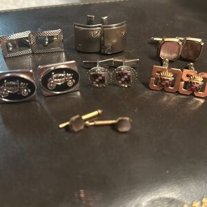Various vintage cufflinks